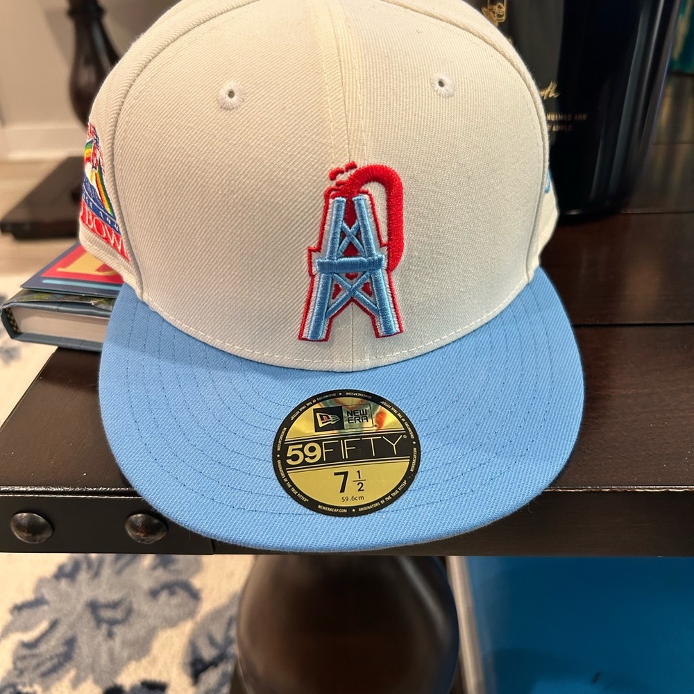 Throwback Houston oilers now Tennessee Titans Hat